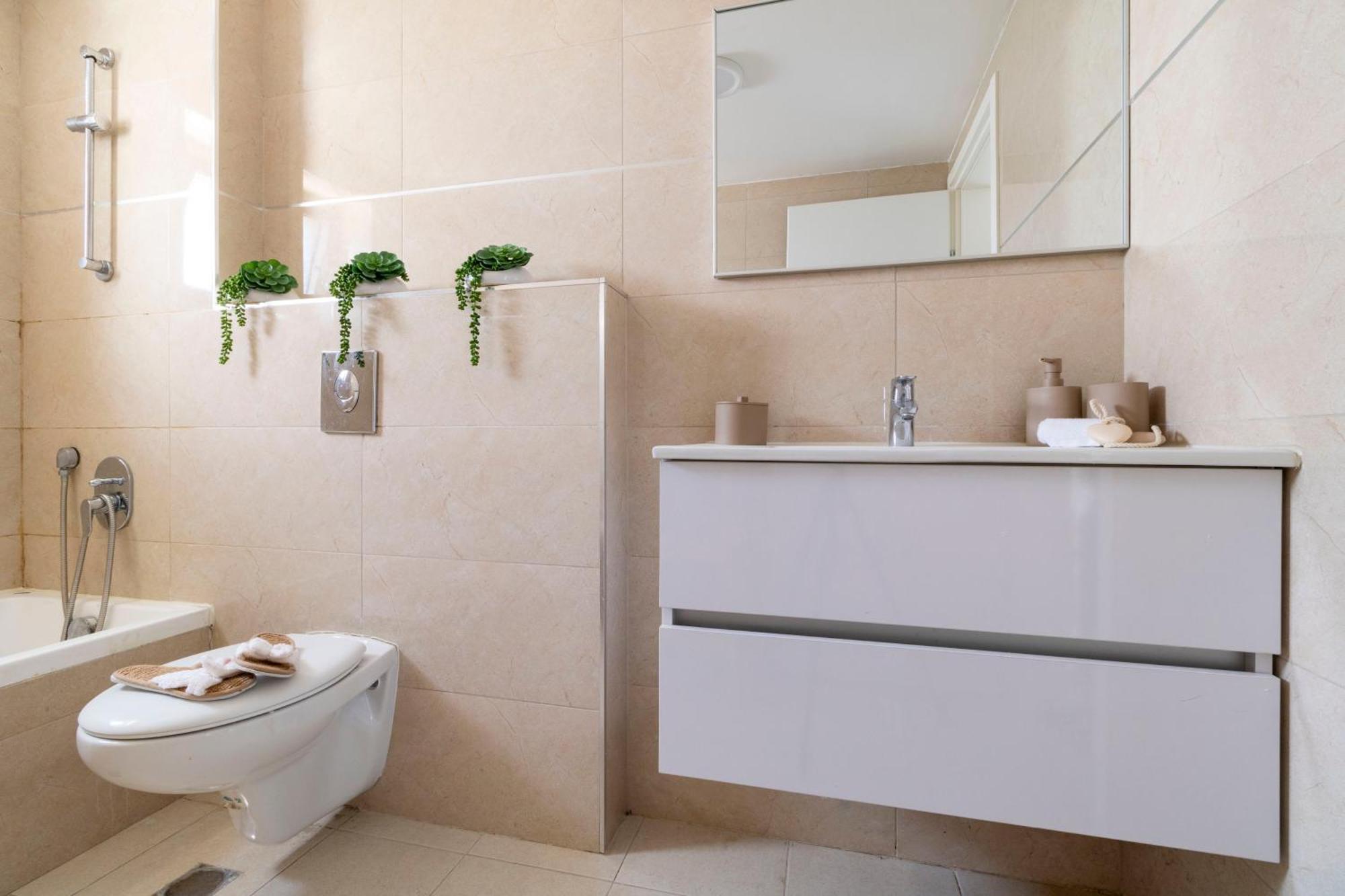 Stylish 1 Bedrooms Parking At City Gate Jerusalem Eksteriør billede